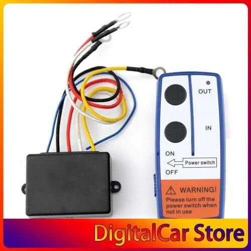 23A DC 12V 50FT Remote Control Kit Wireless Winch Remote Control Switch For Truck ATV SUV Winch Universal Switch
