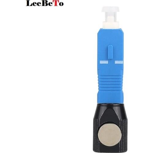 Fibre Optical Connector Round SC Bare Fiber Optic Coupler Adaptor Converter