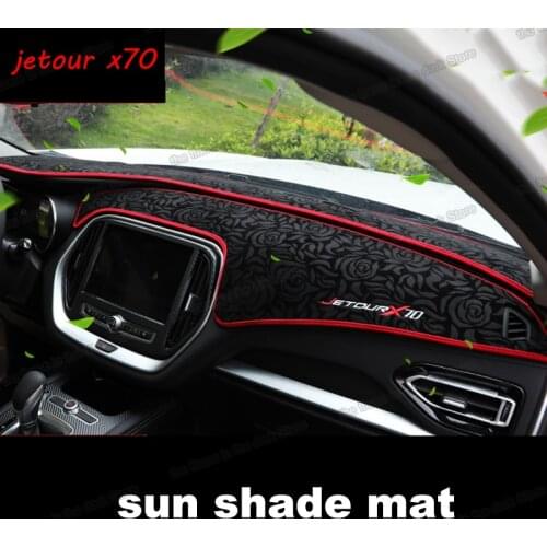 Lsrtw2017 Car Dashboard Cover Sun Shade Mat for Chery Jetour X70 2018 2019 Accessories Auto Heat Insulation Styling
