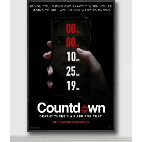 NJ267 Countdown Movie 2 Silk Posters and Prints wall art Art Poster Home Decor