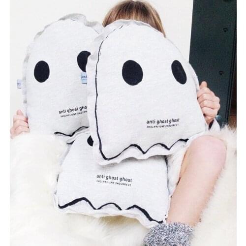 Night Luminous Stuffed Toys Kawaii Cute Ghost Pillows Toy For Baby Bed Room Decorative kids Best Gift Ins Hot High Quality