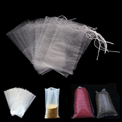 20PCS PVA Bags+PVA String Water Dissolving Carp Fishing Feeder Fishing Tackle Fishing Soluble Bag
