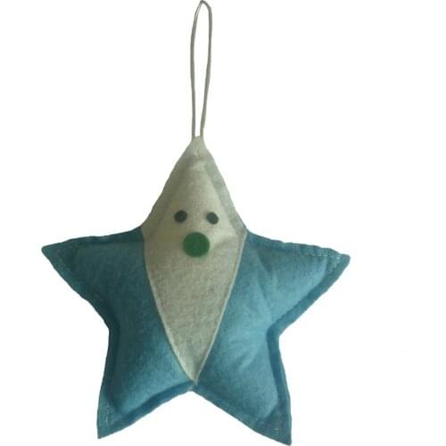 Christmas tree cute pendant Christmas peach heart five-pointed star pendant diy Christmas decoration pendant