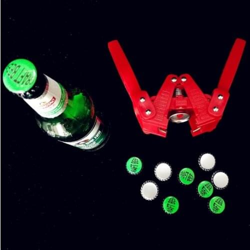 Manual Beer Bottle Capper And 50 PCS Beer bottle caps or Home Brew Beer Crown Caps on Reusable Glass Bottles