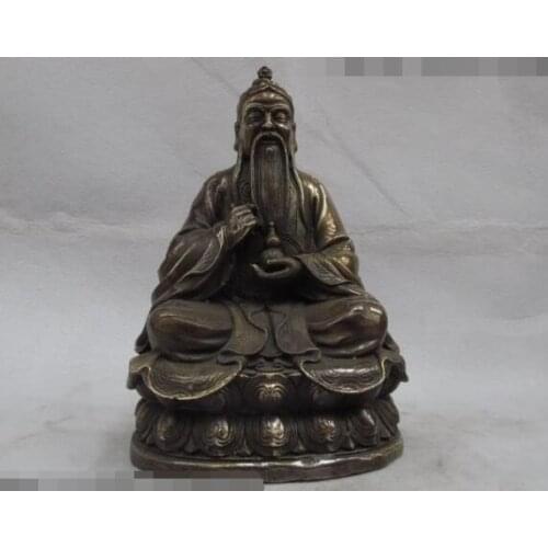 S03447 Chinese buddhism mythology Bronze Copper Tai shang lao jun Taoist buddha Statue