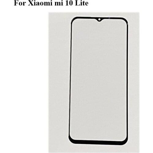 2PCS for Xiaomi mi 10 Lite Touch Screen Glass Digitizer Panel Front Glass Sensor for Xiaomi mi 10Lite Without Flex