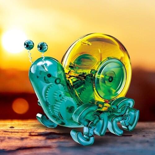 Solar Snail Kids Toys Orangutan Assemble Early Education Puzzle DIY STEAM Scientific Experiment