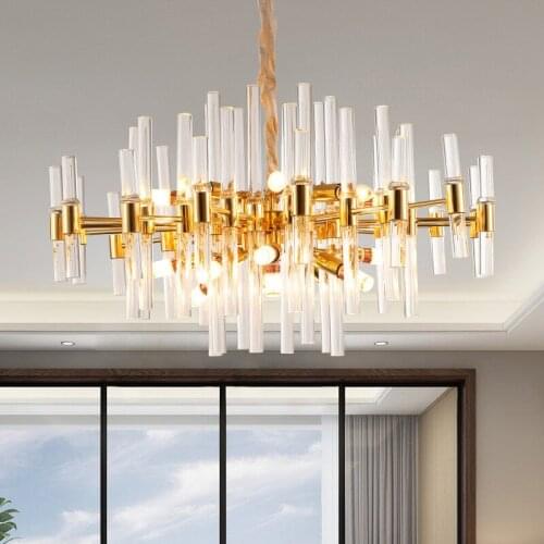 Modern led stone lustre pendente light fixtures hanglamp kitchen fixtures chandelier living room dining room