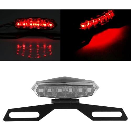 1Pc LED Rear Lights Motorcycle Lighting Moto Tail Brake Light Indicator Lamp For ATV Quad Kart Motorcycle Accessories