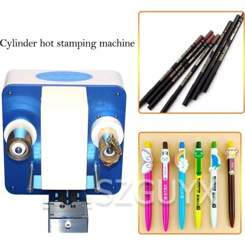 Convenient Digital Cylinder Stamping Machine Advertising signature pen printer Spray trademark hot stamping machine