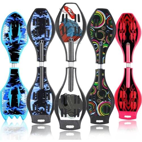 Adult Childrens Two-wheeled Skateboard Beginners Flashing Vitality Board Two-wheeled Scooter