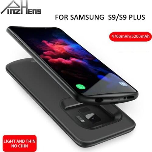 PINZHENG 5200mAh Battery Charger Case For Samsung S9 Plus Charging Case For Samsung S9 Portable 4700mAh Power Bank Charger