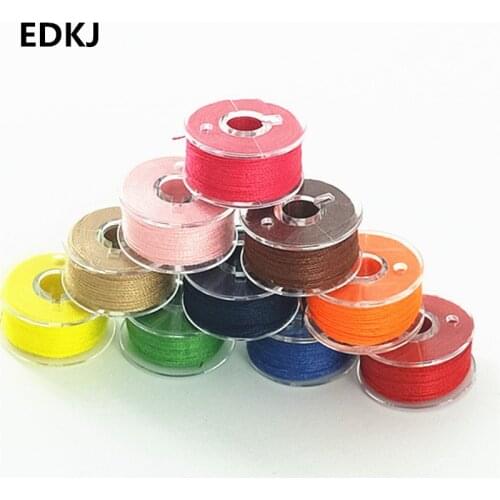 10/20/30pcs Plastic Empty Bobbins Transparent Sewing Machine Spools for Home Sewing Threads Bobbins Accessories