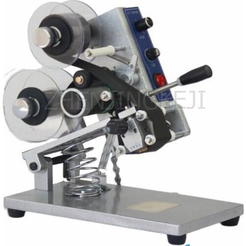 220V Manual Coding Machine Produce Date Ribbon Code Tool Unidirectional Print Batch Number English Letter/Word Can Made To Order