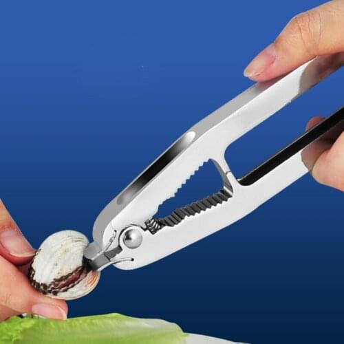 304 Stainless Steel Open Clam Clip Household Nut Crackers Seafood Walnut Clip Multifunctional Kitchen Gadget Shell Opener