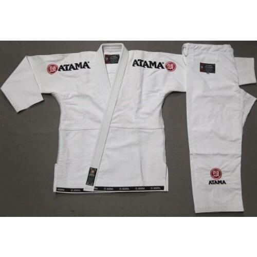 A0-A4 Professional ATAMA brand Jiu Jitsu Judo Gi Bjj Brazilian gis kung fu uniforms clothing sets Black Blue White