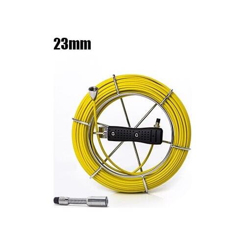 Accessories 23mm camera Head with 20M/30M/50M/60M/100M cable,Pipe Drain Sewer Inspection Camera Head Replacement , for WP90 WP70