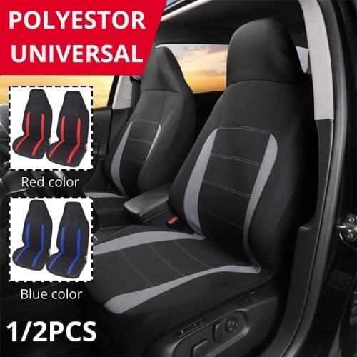 AUTOYOUTH Auto Car Front Seat Covers Bucket Seat Cover Seat Protectors Universal Fit Seat Covers for Sedan Truck SUV 2PCS/1PCS