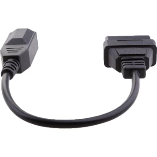 Car OBD2 Adapter Auto Error Fixing 3 Pin To 16 Pin OBDII Scanner Cable Adapter For Honda With 3 Pin Connector Car Accessories