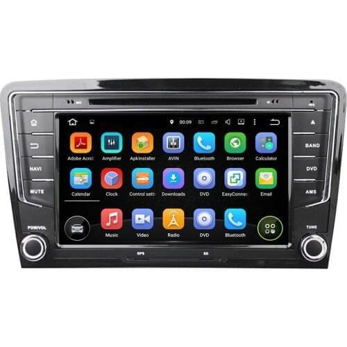 8" 2 Din 6 Core PX6 Android 9.0 Car Multimedia Player For VW Santana 2013- Audio Stereo Radio 1024*600 Car DVD Player DSP GPS