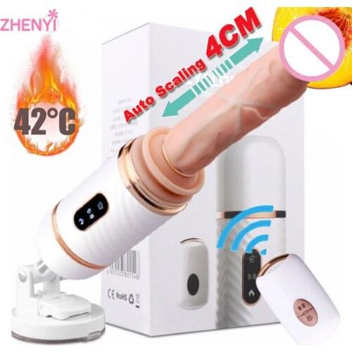 Wireless Remote Control Automatic Masturbation Pumping Gun Sex Machine Telescopic Dildo Vibrators For Women Sex Toys For Women