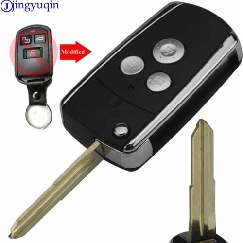 Jingyuqin 10PS 3B Modified Remote Folding Flid Car Key Shell Cover Case Fob For Hyundai Sonata Moinca Elantra Right Blade