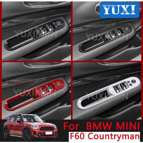 For BMW MINI Cooper S F60 Countryman 4 Pcs Window Lifting Panel Decorative Cover Interior Styling Modification Accessories