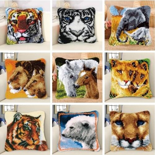 Foamiran For Needlework Carpet Embroidery Latch Hook Pillow knooppakket kussen knooppakket knooppakket tapijt Handcraft DIY