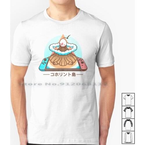 Koholint Island T Shirt 100% Cotton Video Game Classic Gaming Windwaker Switch 64 Gamecube Breath Of The Wild Hyrule Marin The
