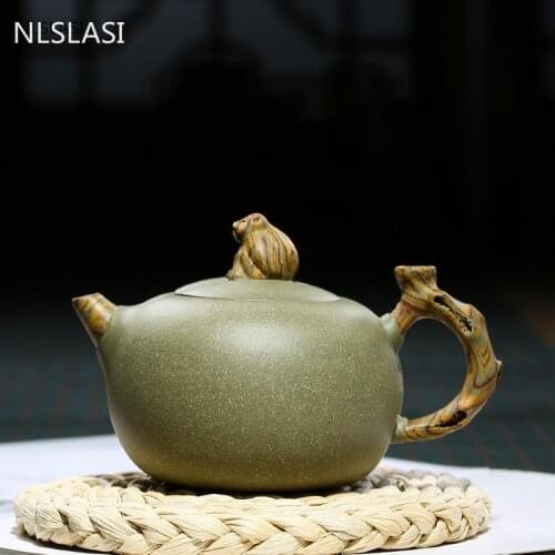 Yixing Boutique tea pot Teacup Purple Clay filter Teapots beauty kettle Raw ore Handmade Tea set Customized Authentic 340ml