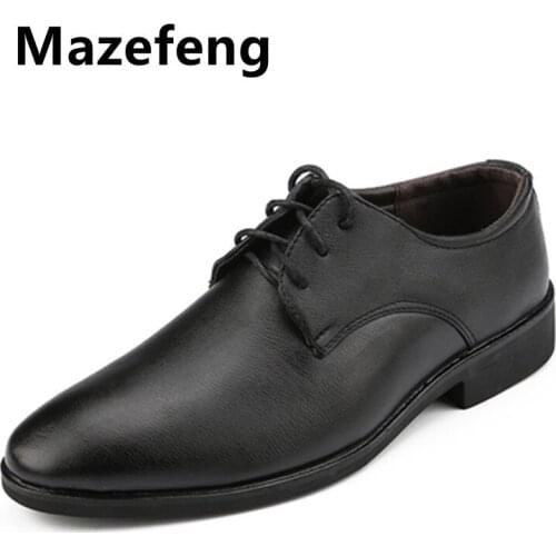 2021 New Men Dress Shoes High Quality Leather Formal Shoes Men Big Size 38-48 Oxford Shoes for Men Fashion Office Shoes Men