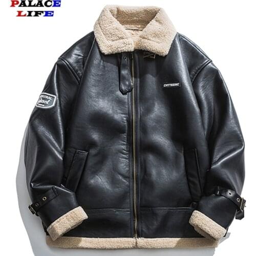 Palace life Men's Faux Leather Jackets