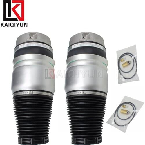 Pair Front Left & Right Air Suspension Spring For Audi Q7 Porsche Cayenne VW Touareg 7L6616403B 7L6616404B 7L8616403B 7L8616404B