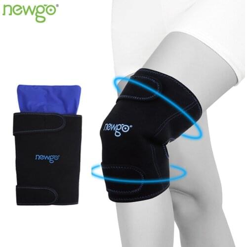Adjustable Breathable Knee Pads Support Hot Cold pack for Knee Pain Relief Reusable Knee Brace Ice pack for Sports Injuries