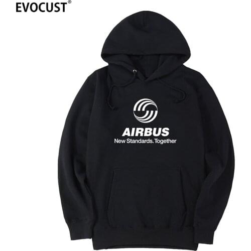 AIRBUS NEW STANDARDS TOGETHER men Hoodies Sweatshirts women unisex Combed Cotton