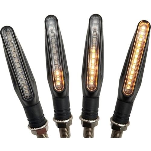 Universal Motorcycle Turn Signal LED Light Flashing Signal Lamp Motor Refit For Kawasaki ZZR600 ZX10R ZX12R ZX6R ZX14R Z1000SX