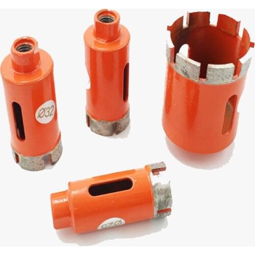 Hot 6-40mm Dia Diamond Drill Bit Marble Drilling Hole Opener 50mm Cutting Depth 64mm Length Cutter Hex shank M10 Thread Hole Saw