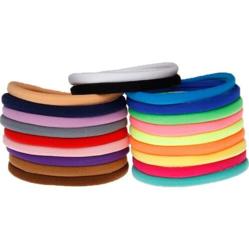 Yundfly 50pack Nylon Headband for Baby Girl DIY Hair Accessories Elastic Head Band Kids Children Fashion Headwear