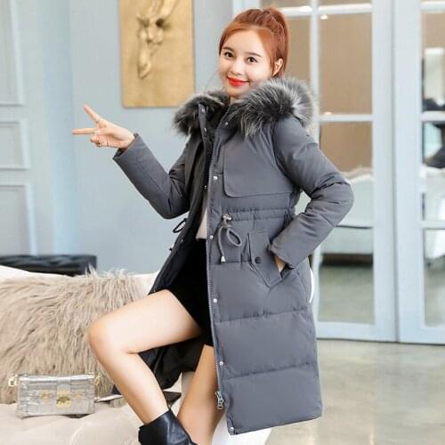 Winter Limited Cotton-padded Clothes Girls Long Fund 2019 New Heavy Seta Lead Self-cultivation Thickening Cotton. Loose Coat