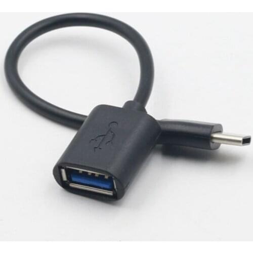 500pcs USB C OTG Adapter Type-C OTG Cabo For Huawei P9 P10 USB Type C Male to USB 3.1 Female OTG Cables