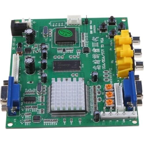 587D Arcade Game RGB/CGA/EGA/YUV To Dual VGA Video Converter Adapter Board GBS-8220