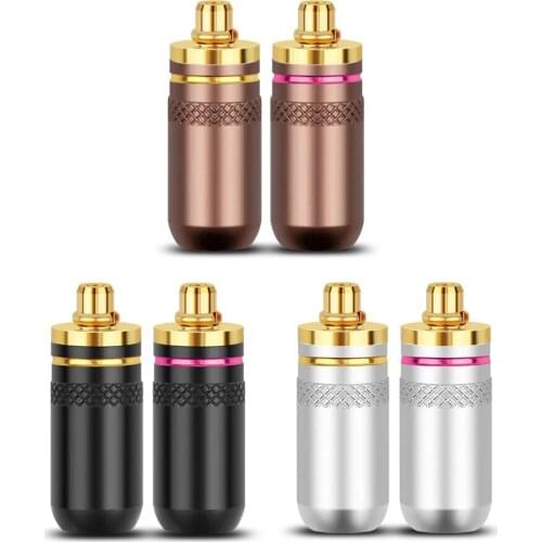 Audio Jack MMCX Earphone Pins For W30 W80 SE535 SE846 Series HiFi Headphone Gold Plated Wire Connector Metal Adapter DIY