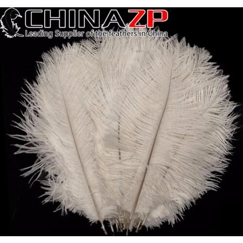 CHINAP Factory Size 20-25cm 100pieces/lot/color TOP Quality White Fluffy Ostrich Feathers