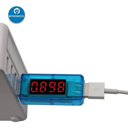 LCD Digital Voltmeter Ammeter USB Charger Doctor Mobile Electronics Power Charging Current Voltage Tester Meter Doctor Voltmeter