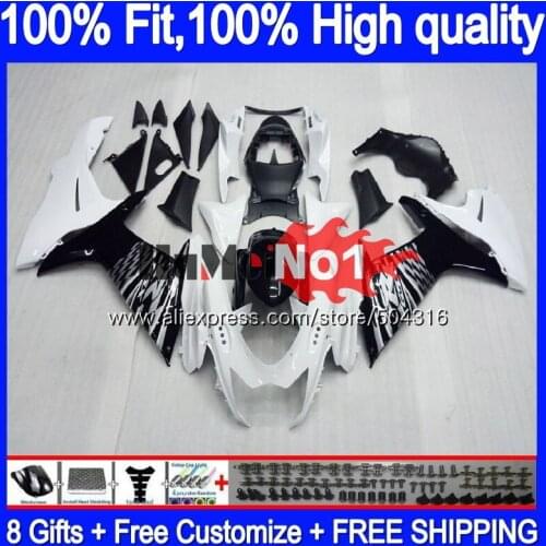 Injection For SUZUKI GSXR 750 600 GSXR750 K11 White Black 18MC.2 GSXR600 2011 2012 2013 2014 2015 2016 11 12 13 14 15 Fairing