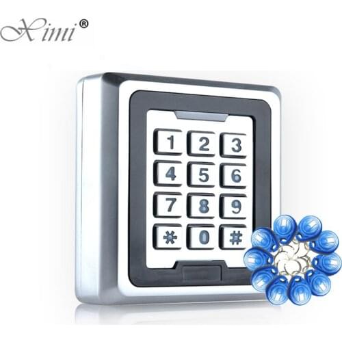 IP65 Waterproof Outdoor Use Smart Card 125khz RFID Card Access Controller 8000 Users Standalone Door Access Control Card Reader