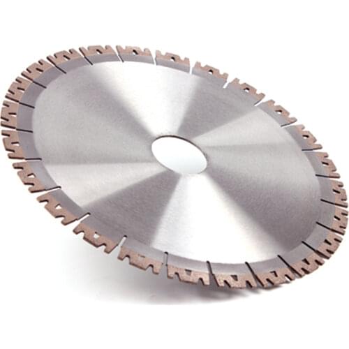 DB54 Fast Cutting Blades with Groove Segments 14 Inch M Shape Diamond Circular saw Blades for Stone Cutting no Chipping 1PC