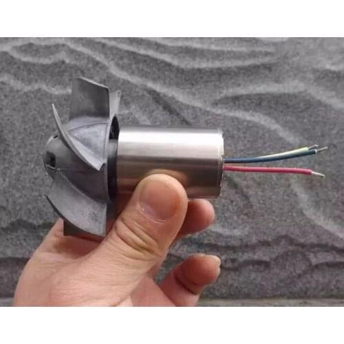 Metal bypass fan 12 v brushless motor rotor turbo fan DIY high rotation speed