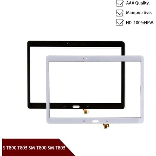 New 10.5inch Front Digitizer Glass Panel for Samsung Galaxy Tab S T800 T805 SM-T800 SM-T805 Touch Screen Free tools