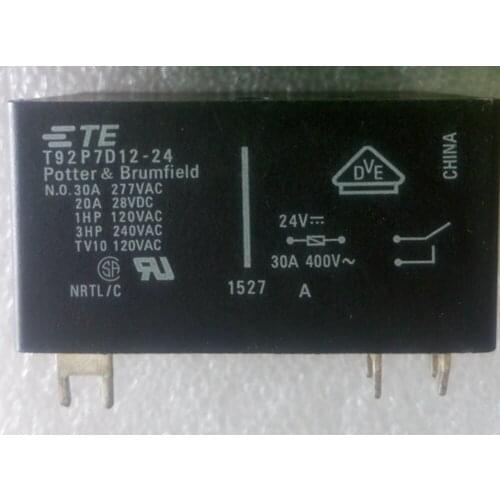 Wholesale 10pcs/lot relay T92P7D12-24
